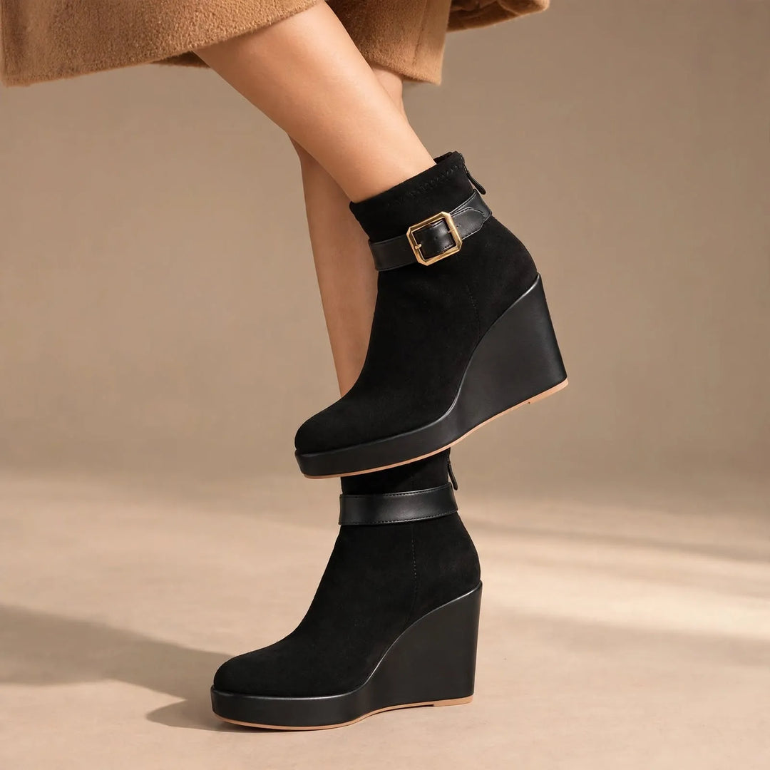 Women’s Chunky Platform Boots with Non Slip Sole