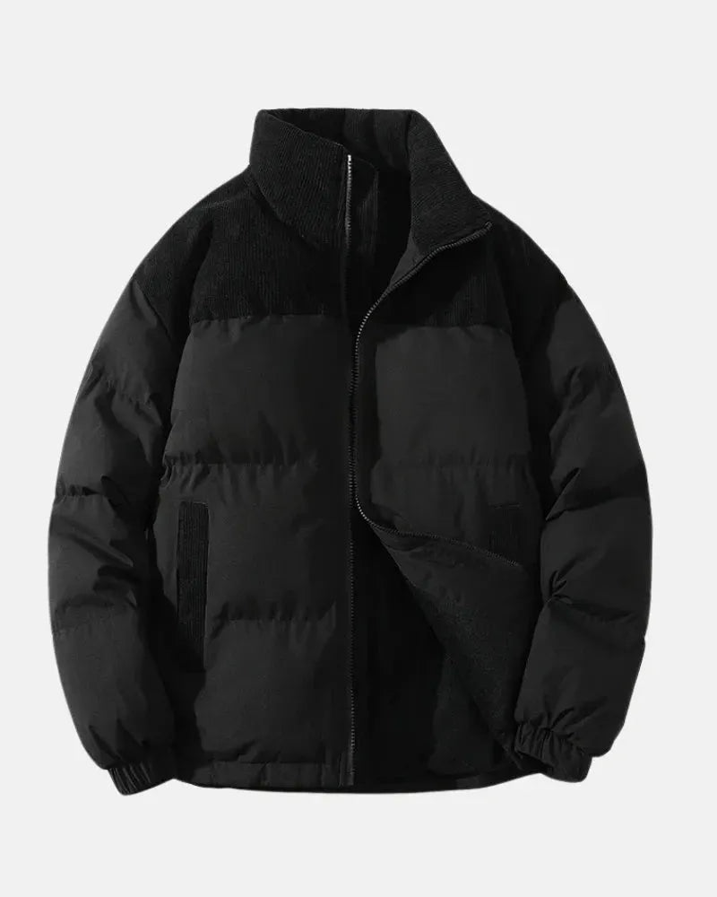Lightweight Padded Winter Jacket with Zip Closure