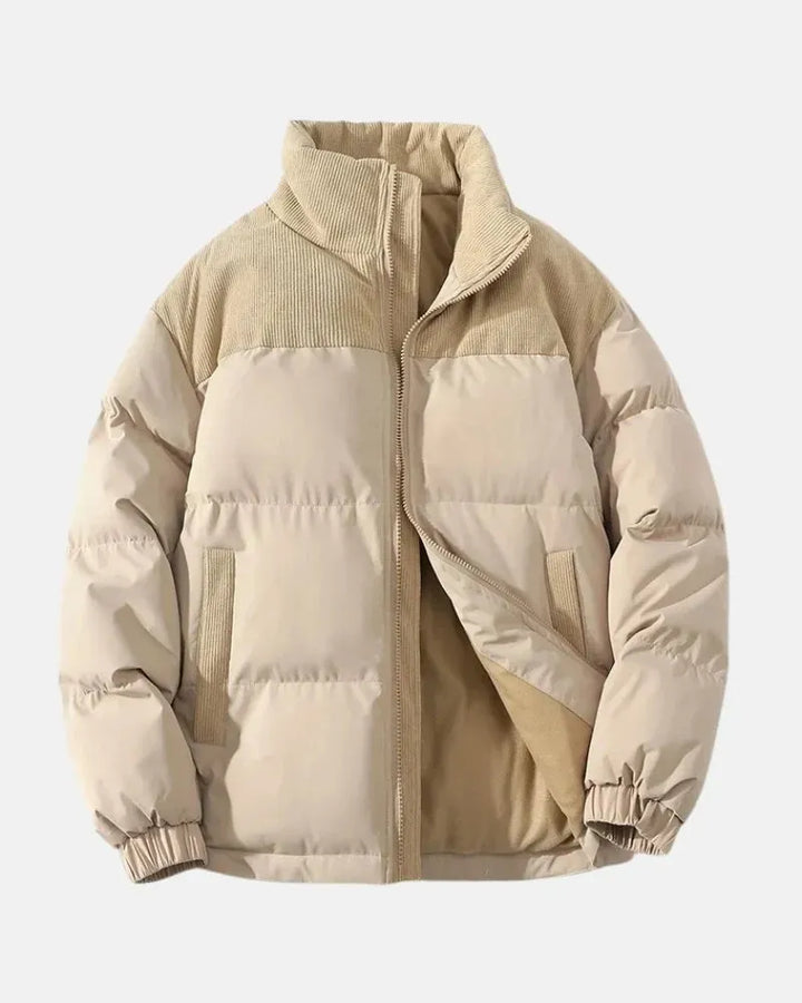 Lightweight Padded Winter Jacket with Zip Closure