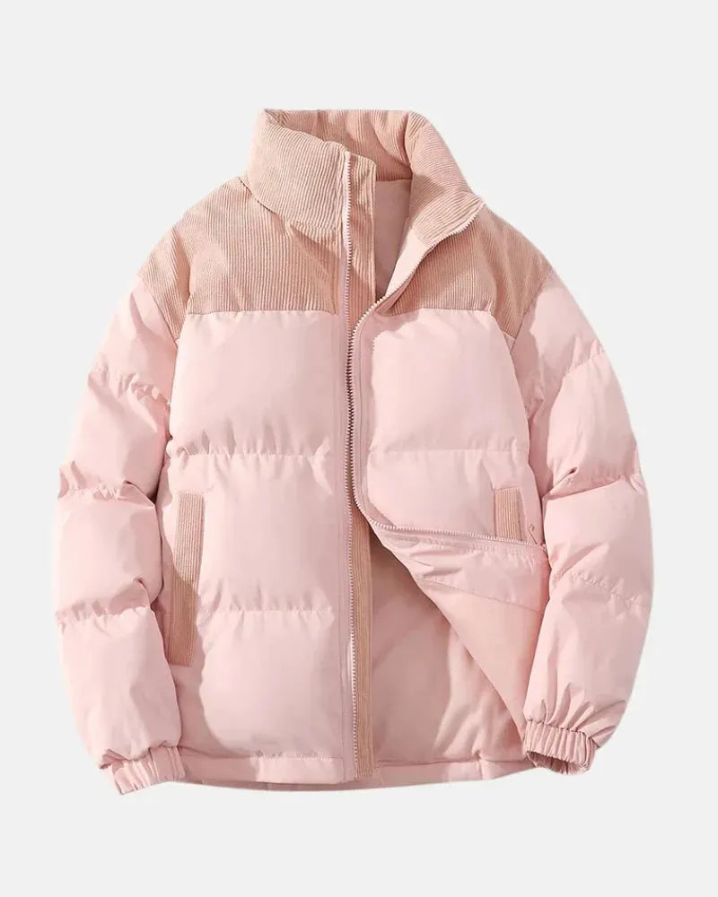 Lightweight Padded Winter Jacket with Zip Closure