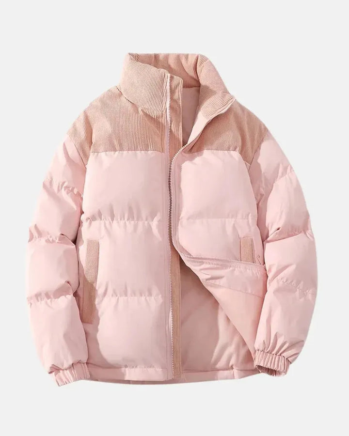 Lightweight Padded Winter Jacket with Zip Closure
