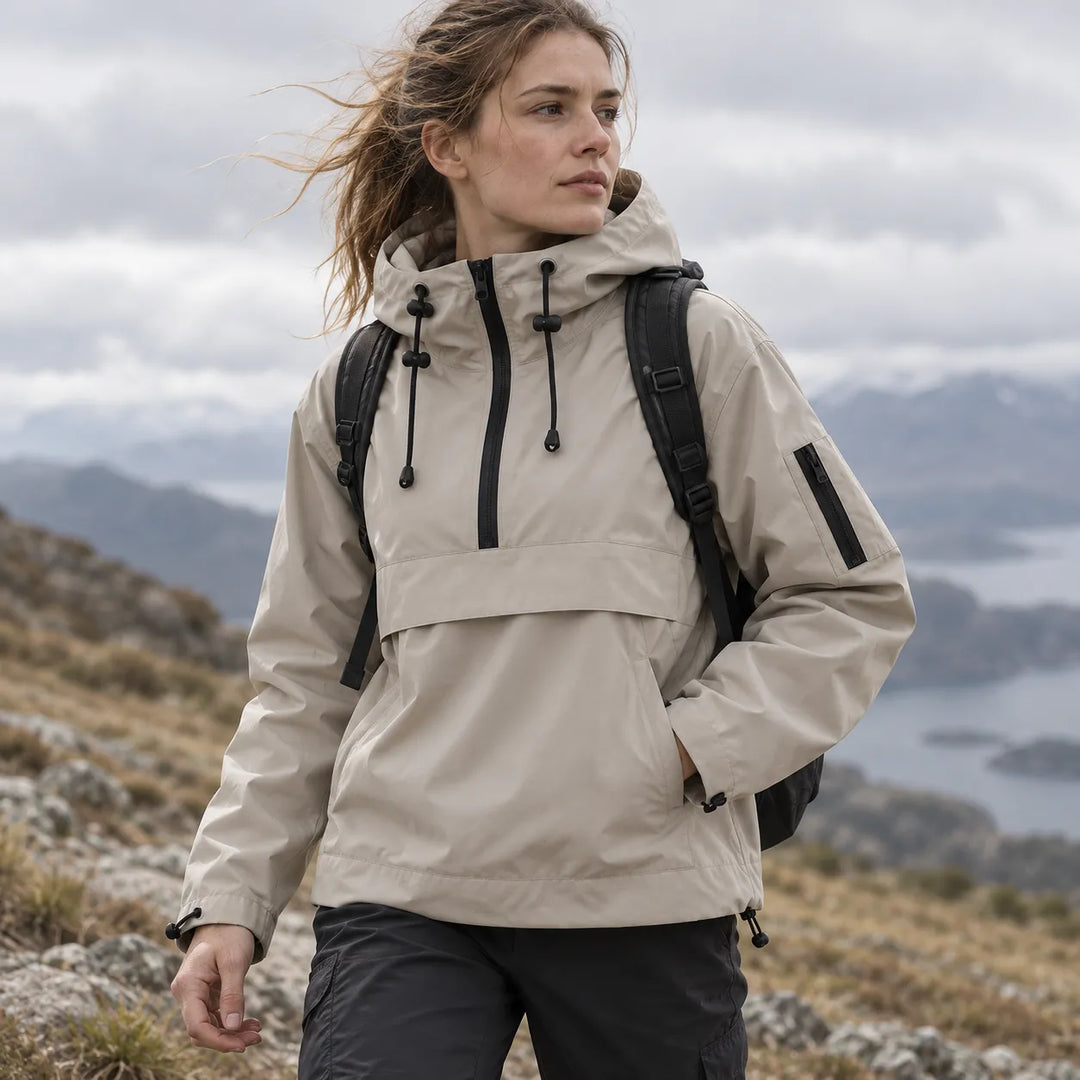 Lightweight Waterproof Jacket with Hood
