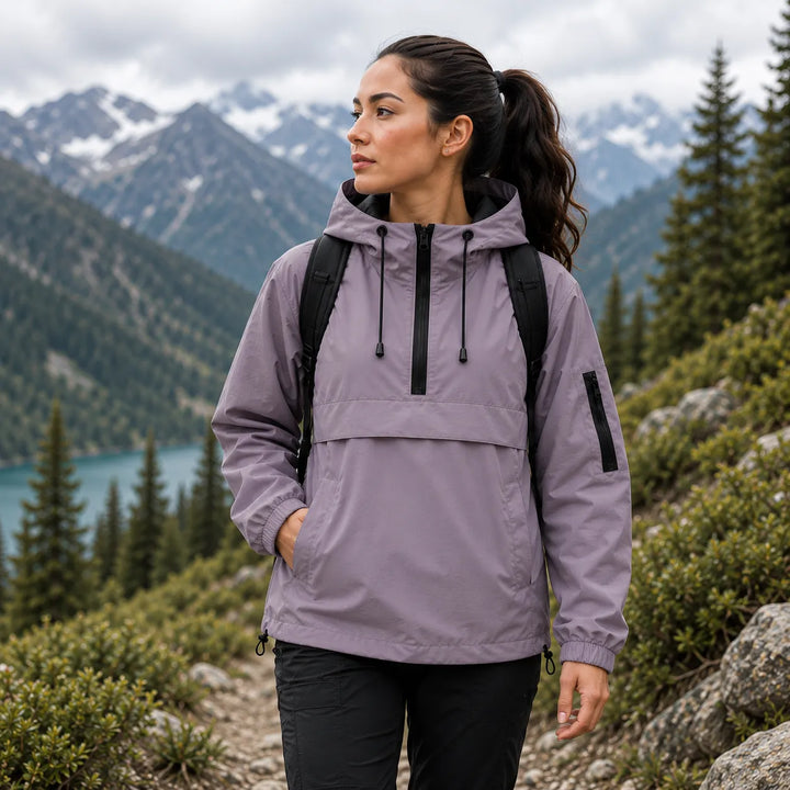 Lightweight Waterproof Jacket with Hood