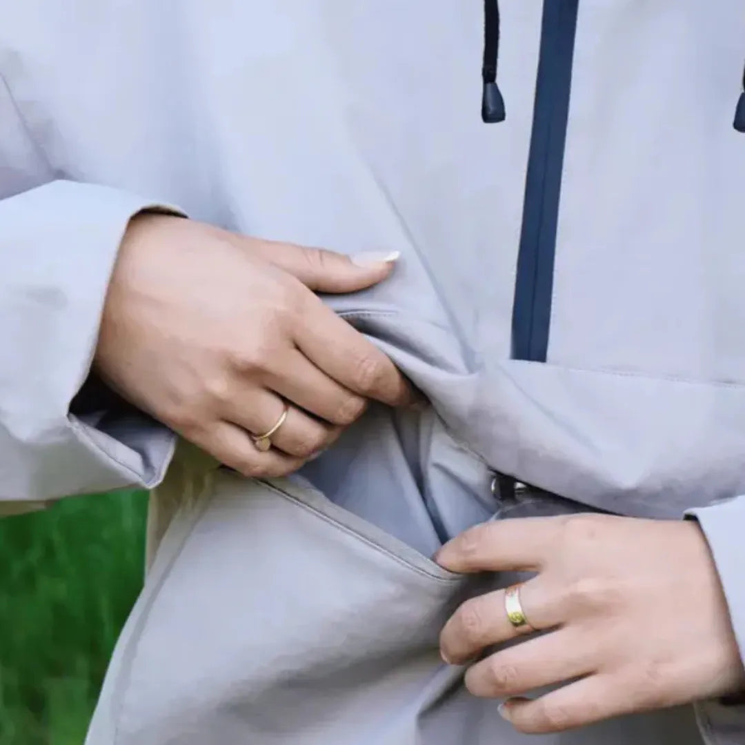 Lightweight Waterproof Jacket with Hood