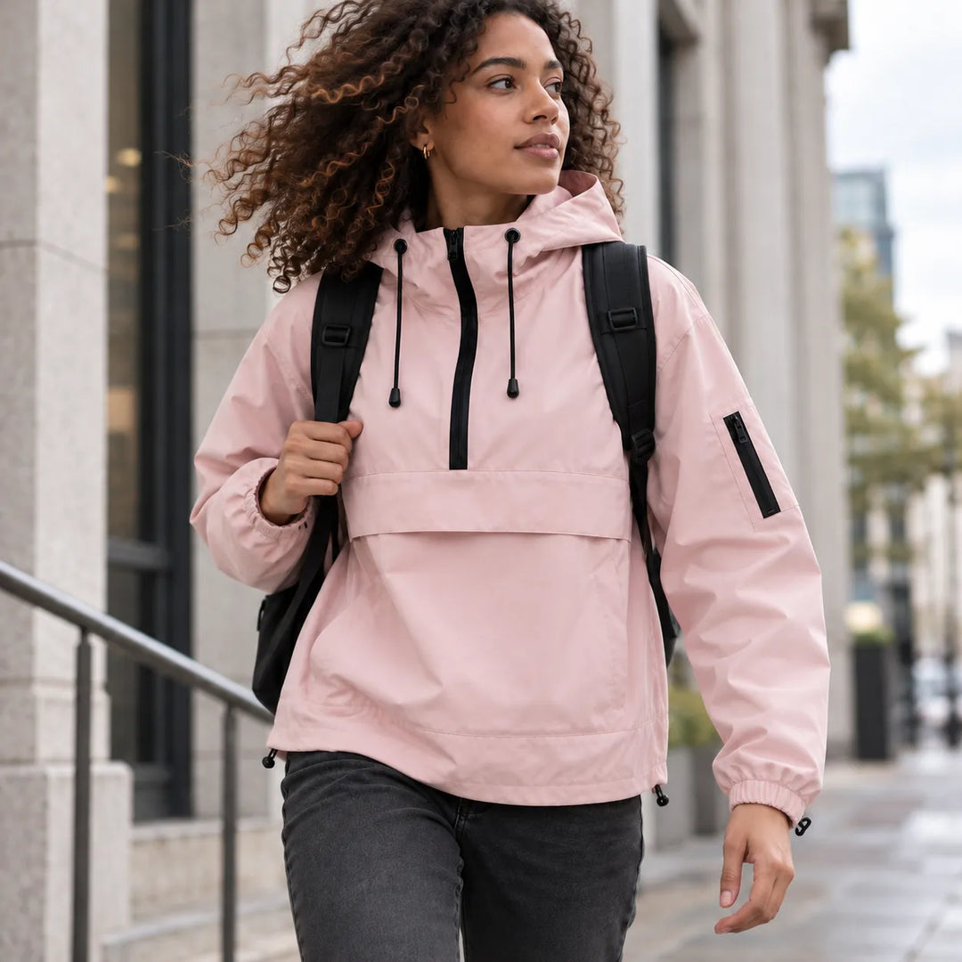Lightweight Waterproof Jacket with Hood