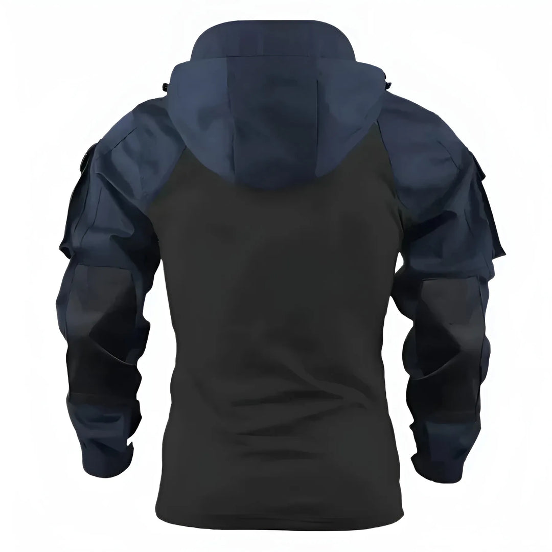 Men’s Hooded Lightweight Jacket with Zip Closure