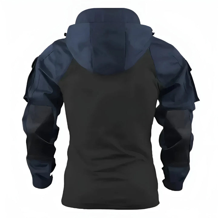 Men’s Hooded Lightweight Jacket with Zip Closure