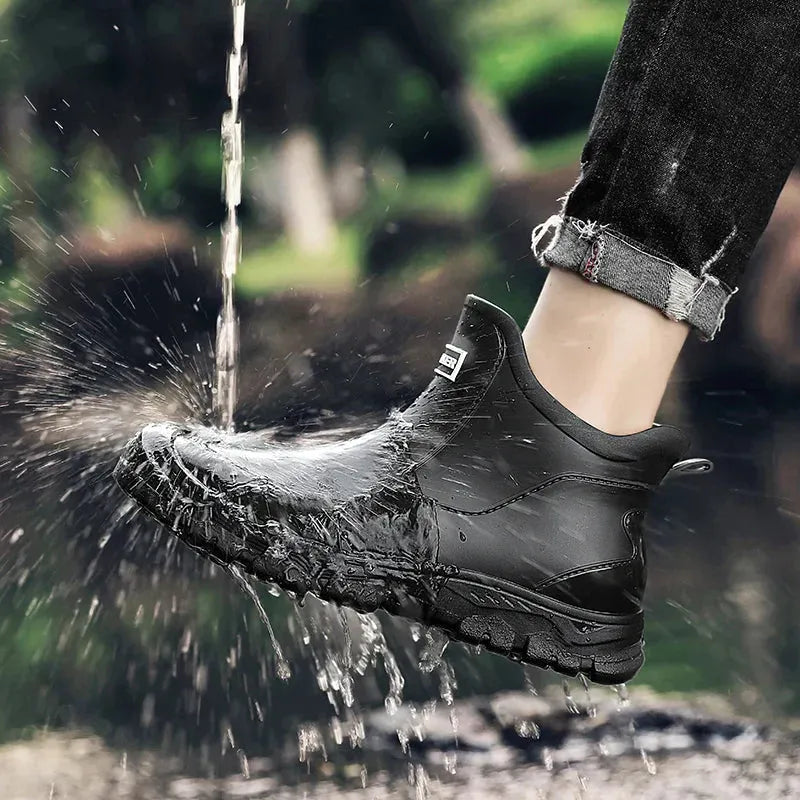 Waterproof Slip On Boots with Non Slip Sole
