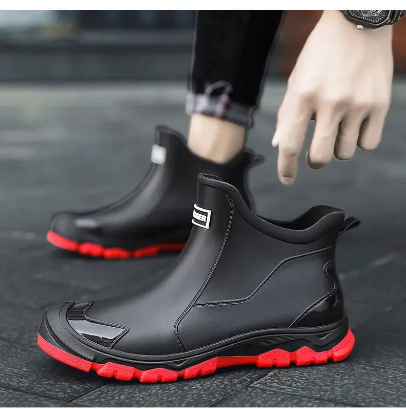 Waterproof Slip On Boots with Non Slip Sole