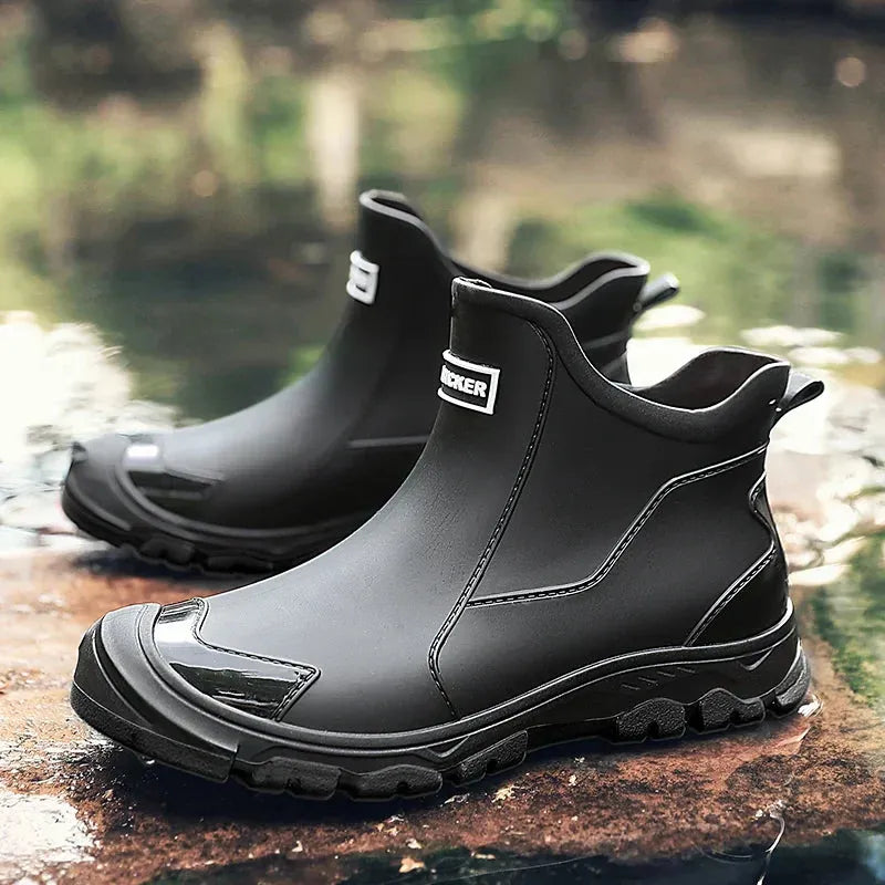 Waterproof Slip On Boots with Non Slip Sole