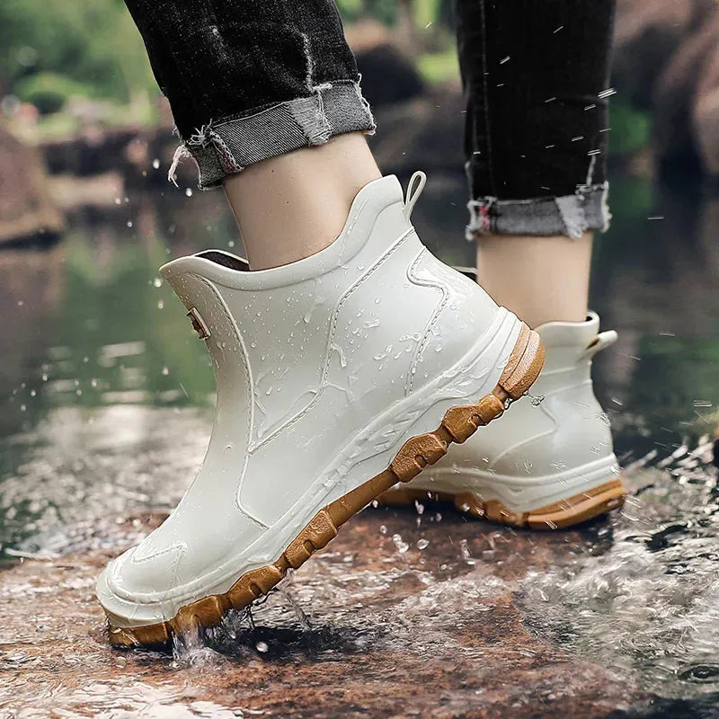Waterproof Slip On Boots with Non Slip Sole