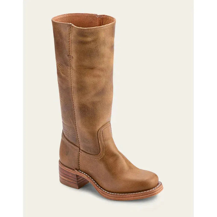 Women's Block Heel Knee High Boots with Cushioned Insole