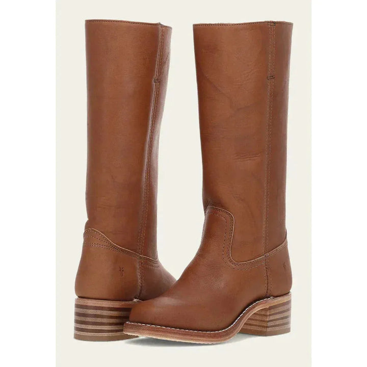 Women's Block Heel Knee High Boots with Cushioned Insole