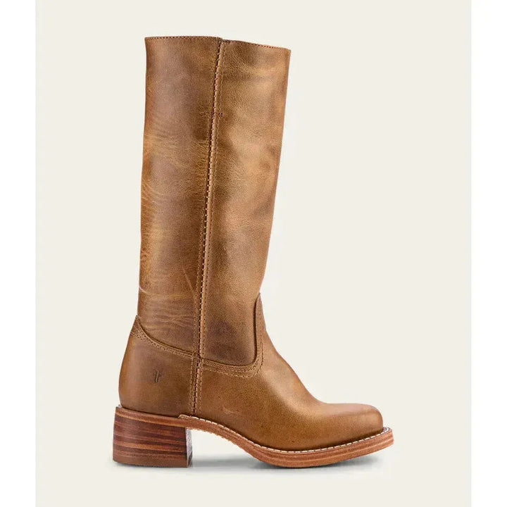Women's Block Heel Knee High Boots with Cushioned Insole