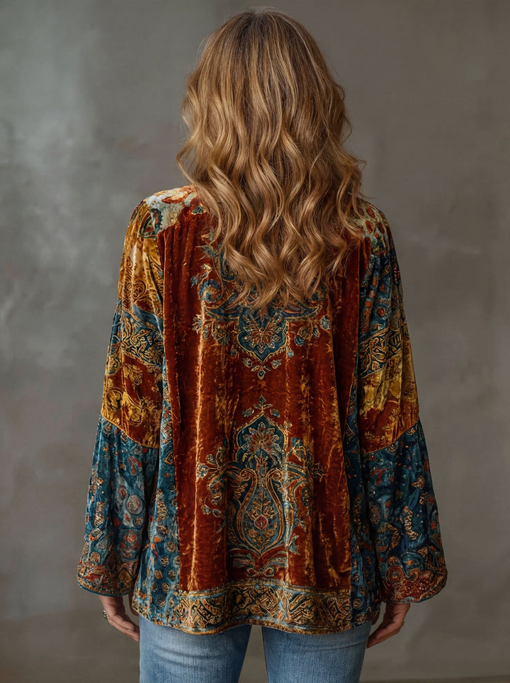 Women’s Boho Lightweight Jacket with Open Front
