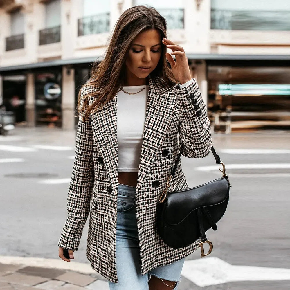 Women's Casual Elegant Blazer with Pockets