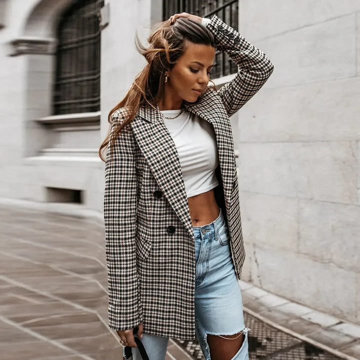 Women's Casual Elegant Blazer with Pockets