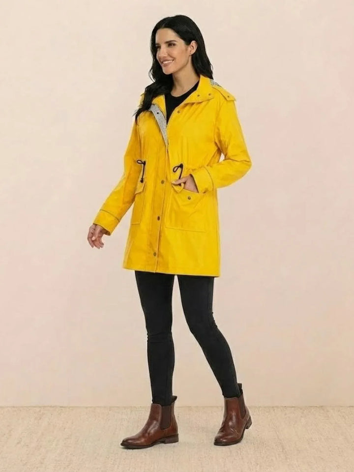 Women's Casual Hooded Jacket with Waterproof