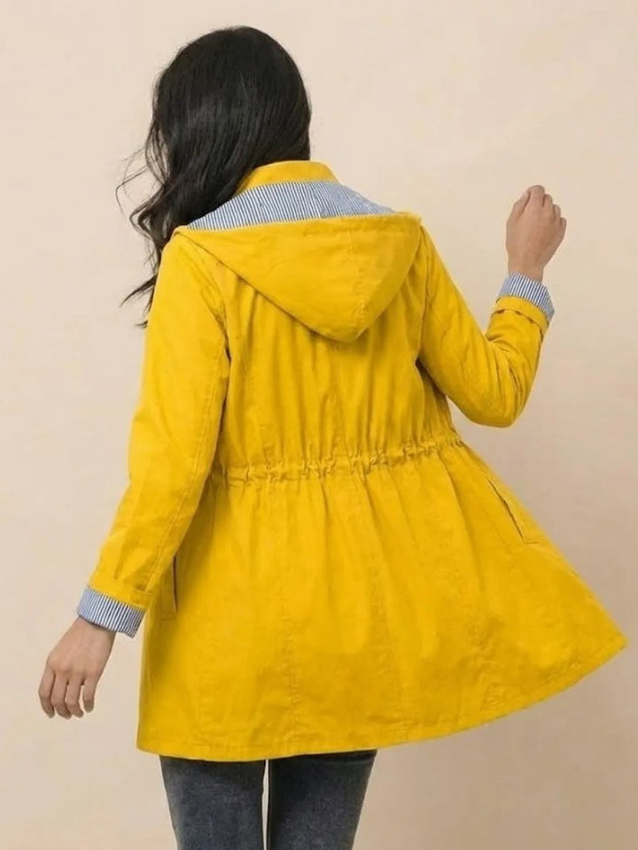 Women's Casual Hooded Jacket with Waterproof