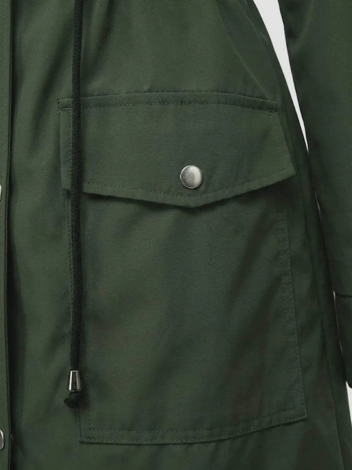 Women's Casual Hooded Jacket with Waterproof