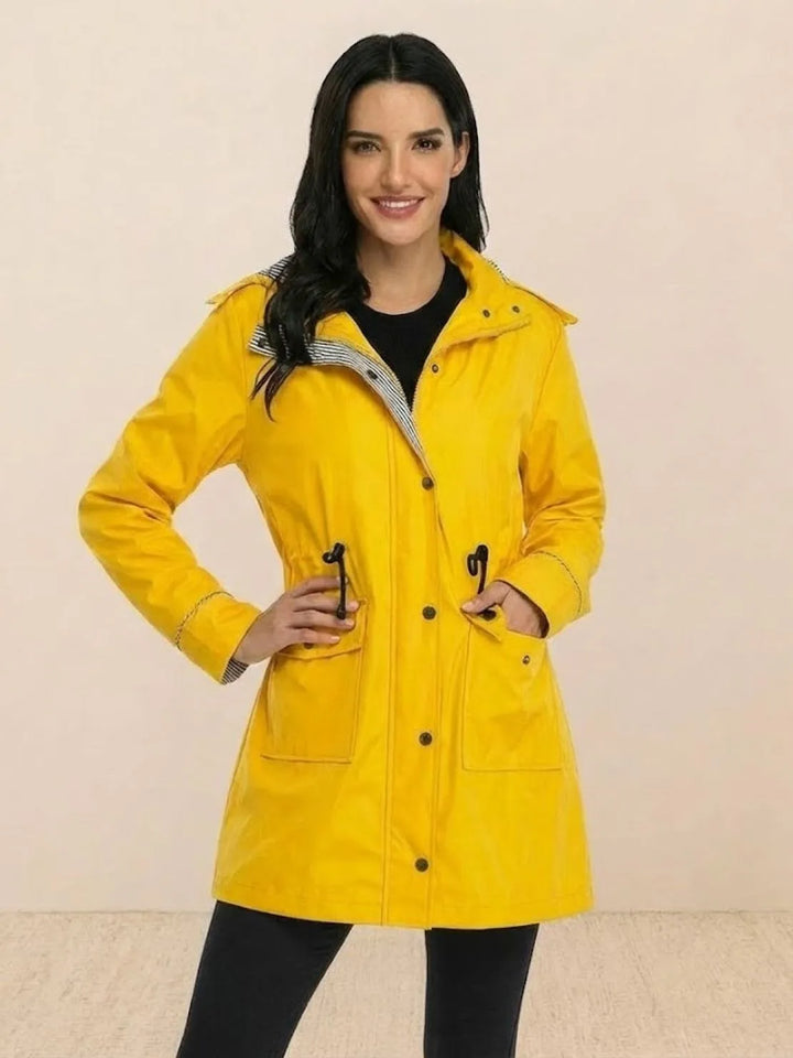 Women's Casual Hooded Jacket with Waterproof