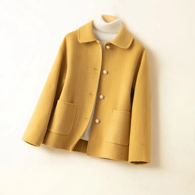 Women's Casual Lightweight Jacket with Spread Collar