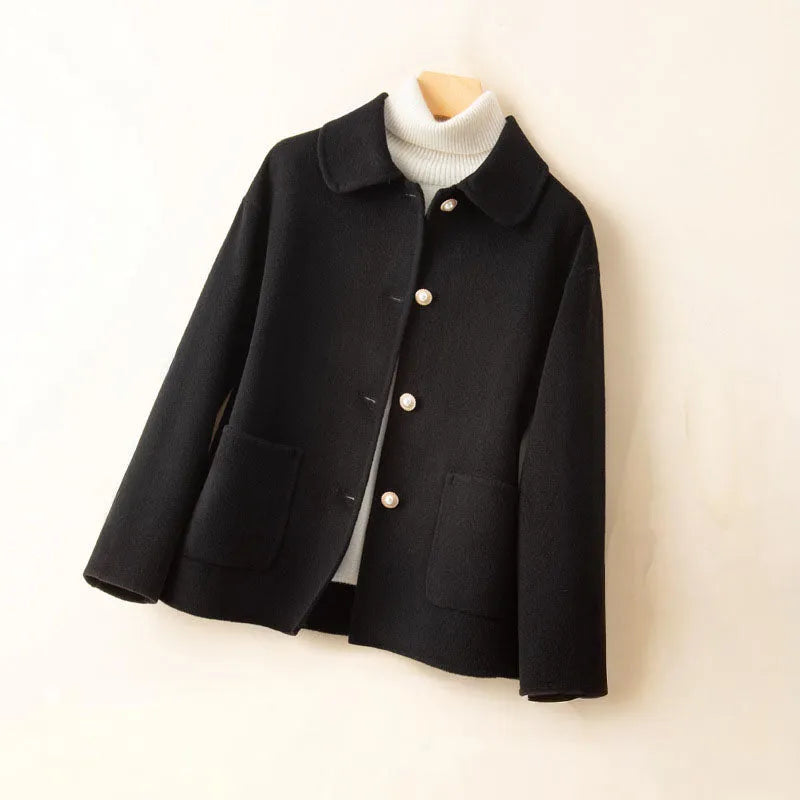 Women's Casual Lightweight Jacket with Spread Collar