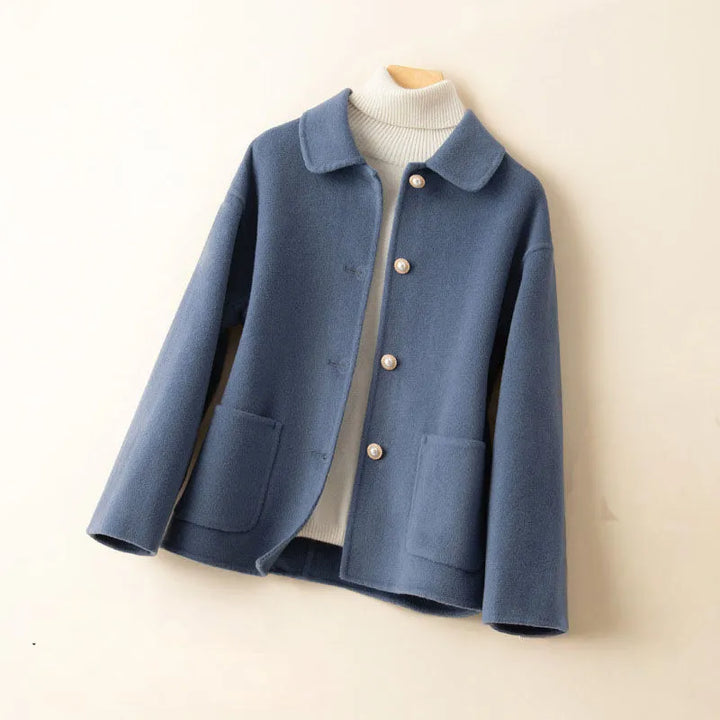 Women's Casual Lightweight Jacket with Spread Collar