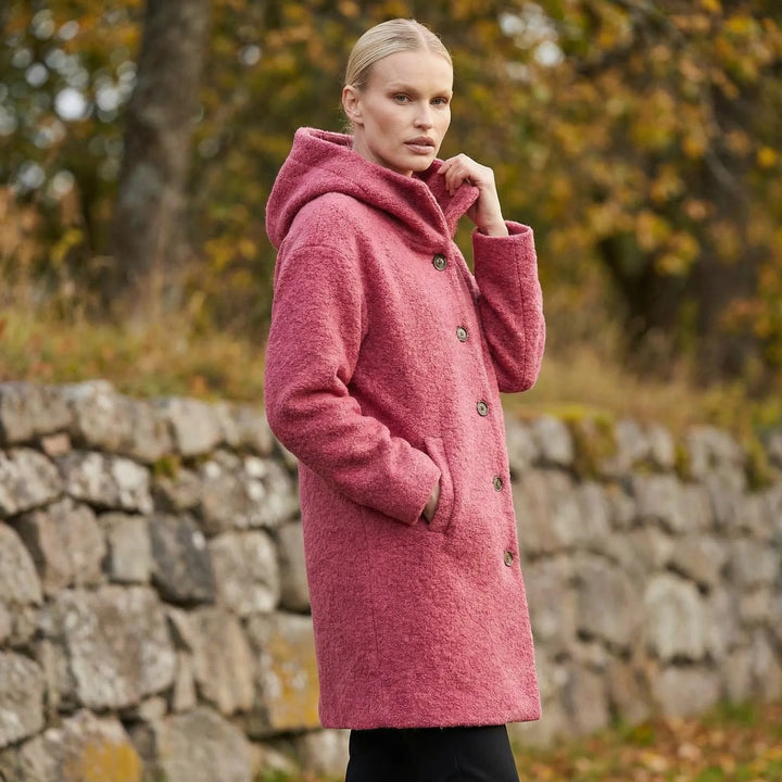 Women's Casual Long Coat with Hood