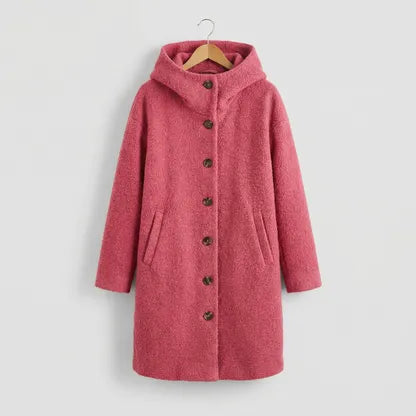 Women's Casual Long Coat with Hood