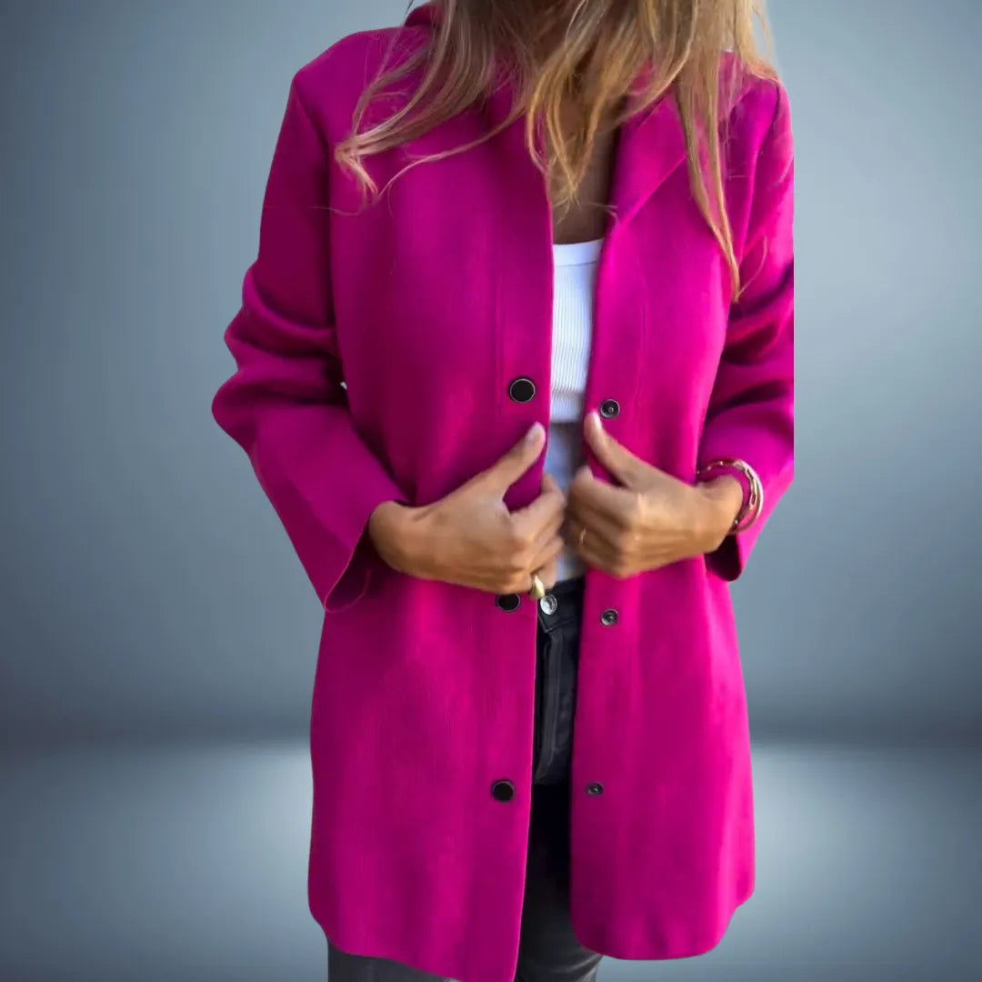 Women’s Casual Longline Coat with Hood
