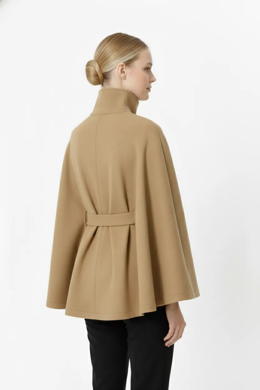 Women’s Casual Work Jacket with Belted Waist
