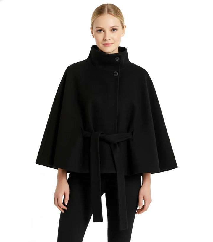 Women’s Casual Work Jacket with Belted Waist