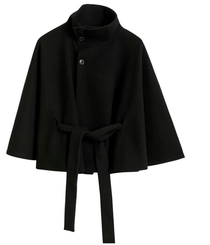 Women’s Casual Work Jacket with Belted Waist