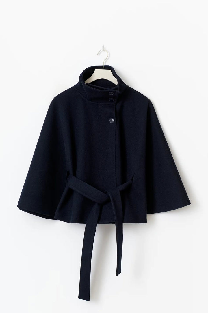 Women’s Casual Work Jacket with Belted Waist