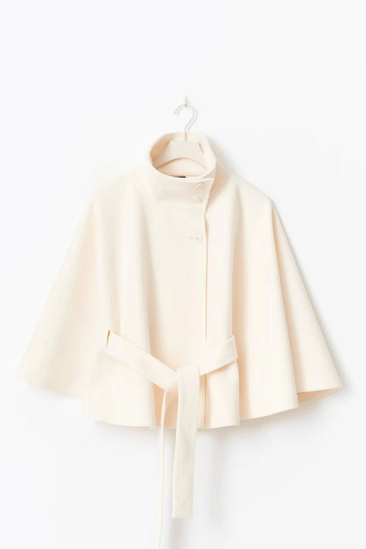 Women’s Casual Work Jacket with Belted Waist