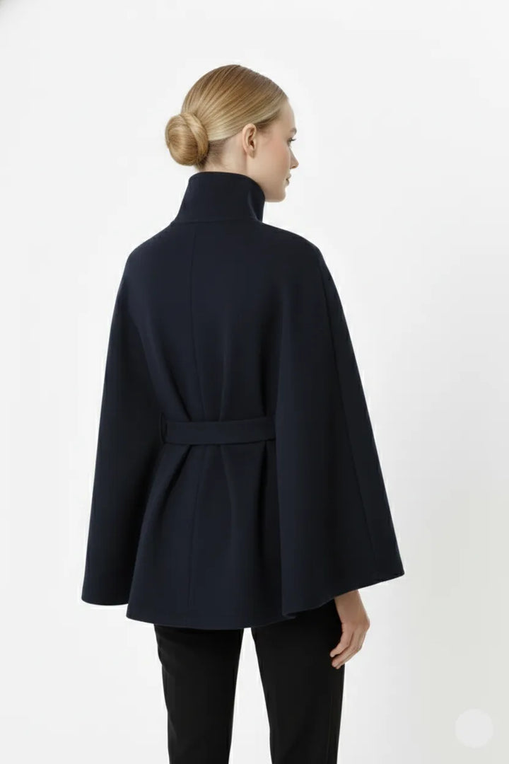 Women’s Casual Work Jacket with Belted Waist