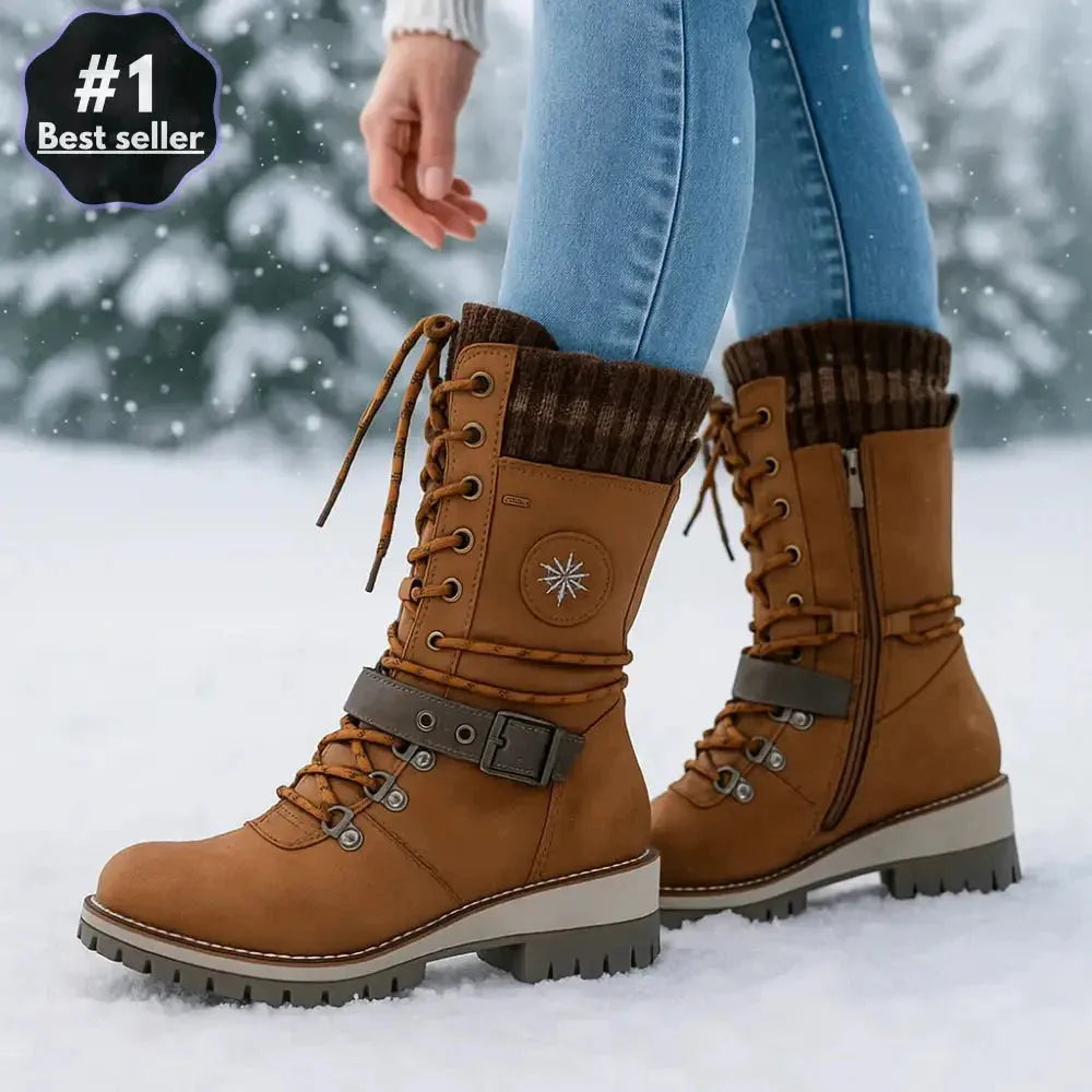 Women’s Chunky Ankle Boots with Non Slip Sole