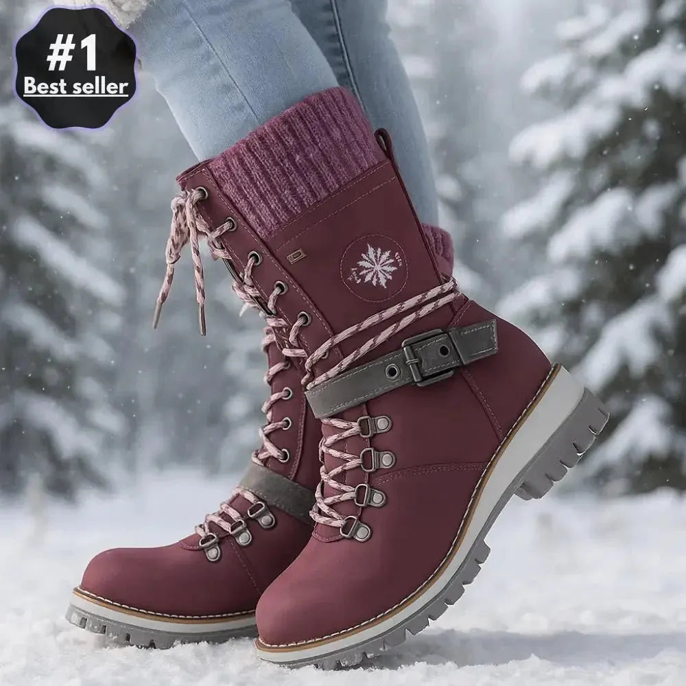 Women’s Chunky Ankle Boots with Non Slip Sole