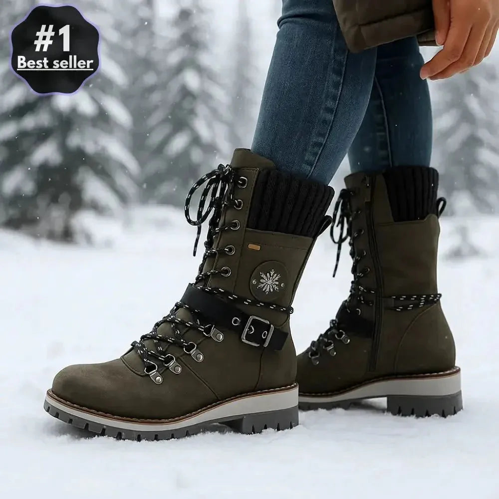 Women’s Chunky Ankle Boots with Non Slip Sole