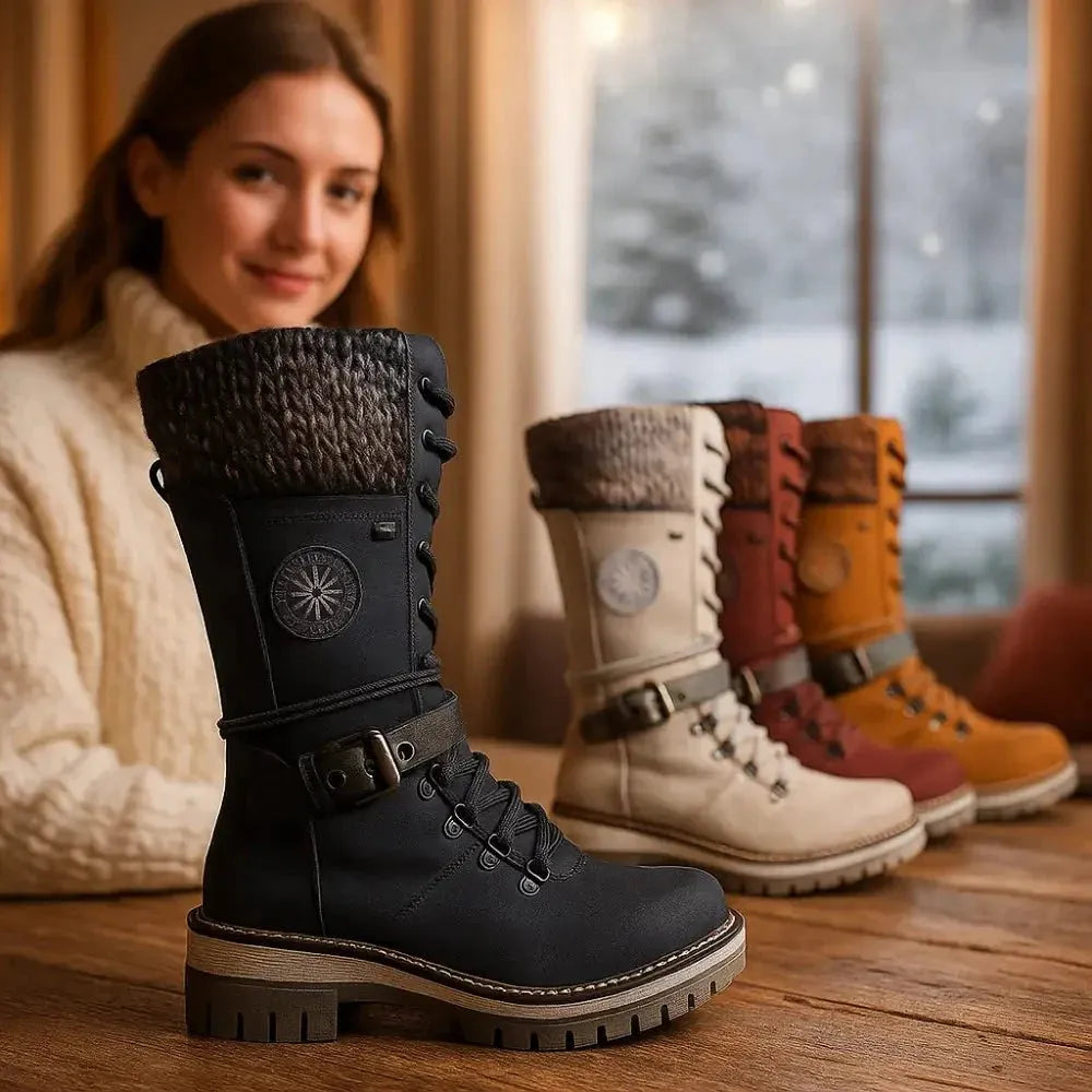 Women’s Chunky Ankle Boots with Non Slip Sole