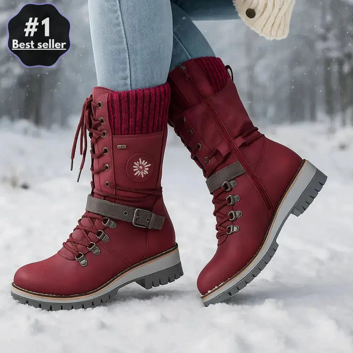 Women’s Chunky Ankle Boots with Non Slip Sole