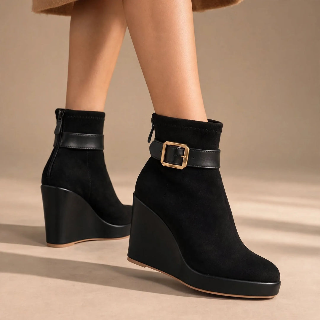Women’s Chunky Platform Boots with Non Slip Sole