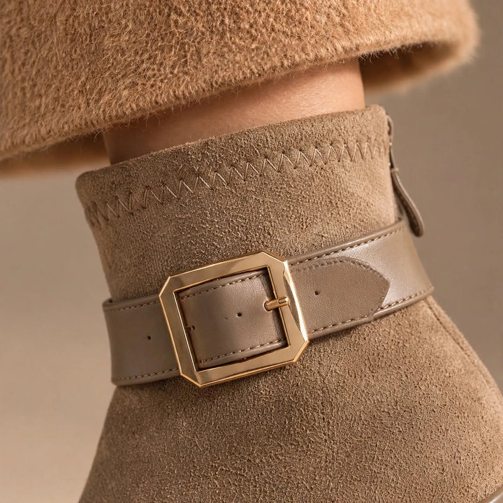 Women’s Chunky Platform Boots with Non Slip Sole