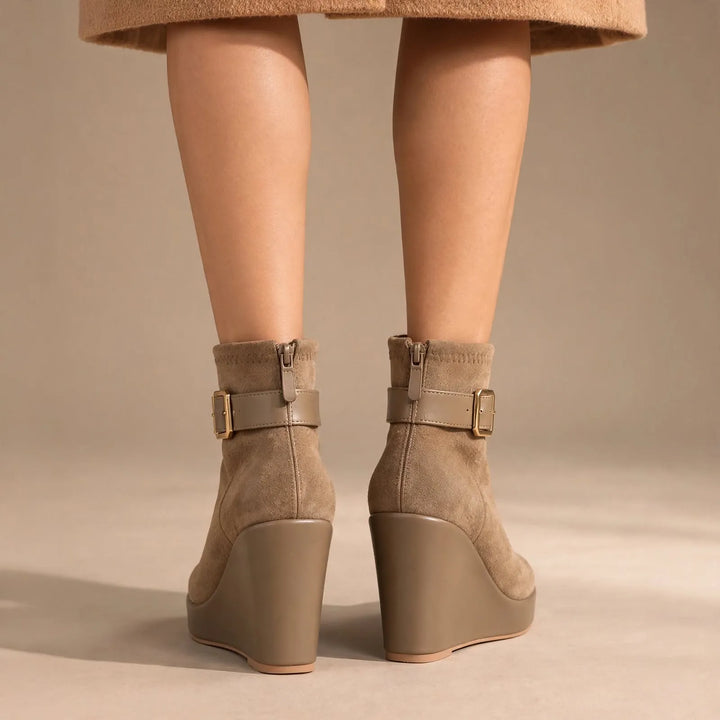 Women’s Chunky Platform Boots with Non Slip Sole
