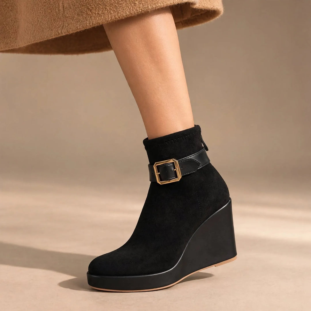 Women’s Chunky Platform Boots with Non Slip Sole