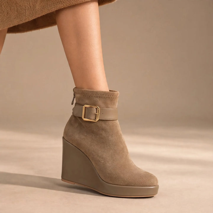 Women’s Chunky Platform Boots with Non Slip Sole