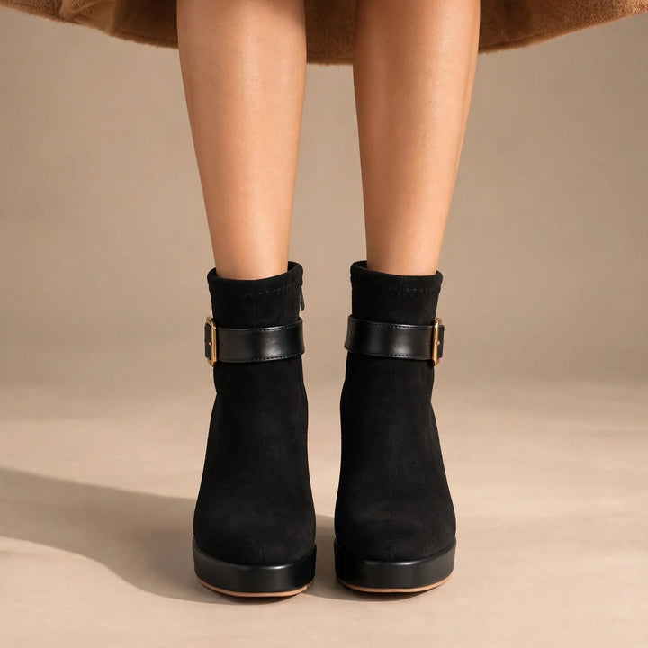 Women’s Chunky Platform Boots with Non Slip Sole