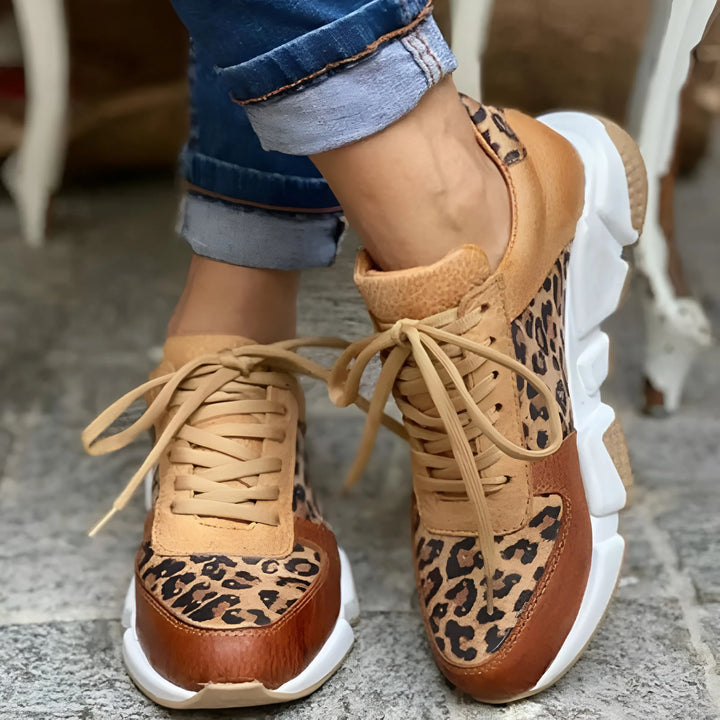 Women’s Chunky Platform Shoes with Rounded Toe