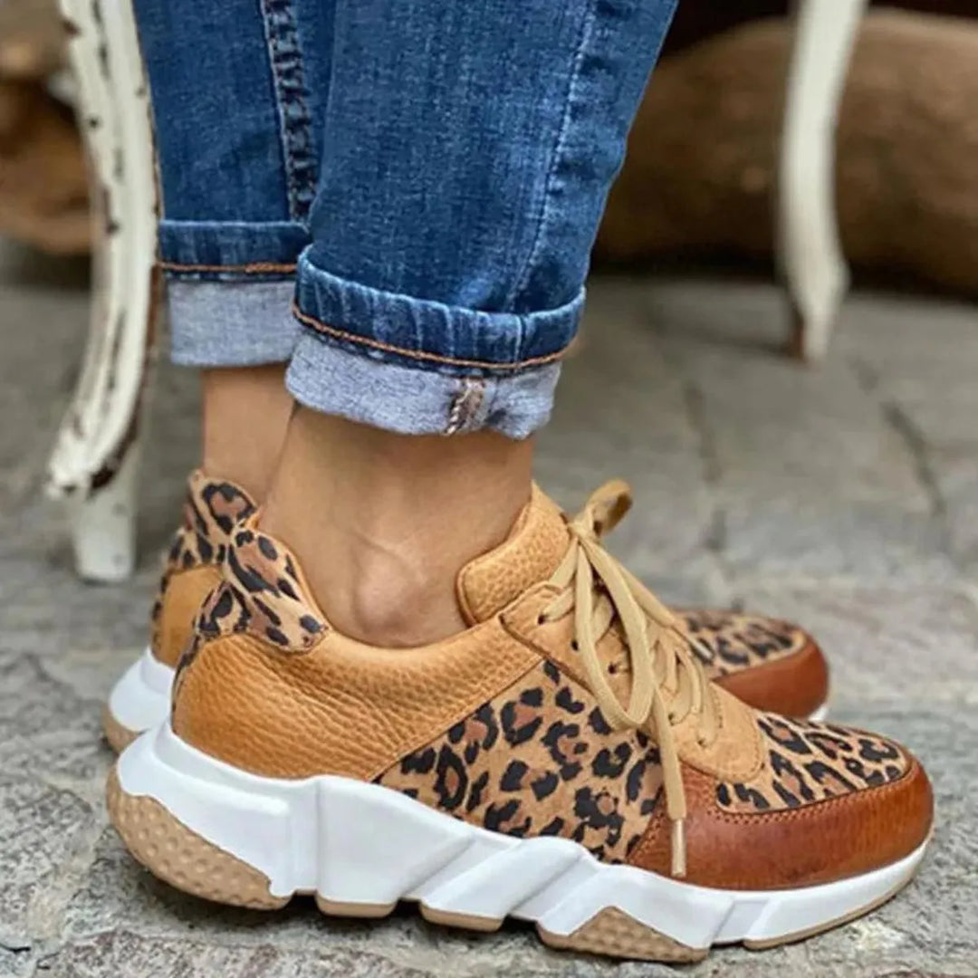 Women’s Chunky Platform Shoes with Rounded Toe